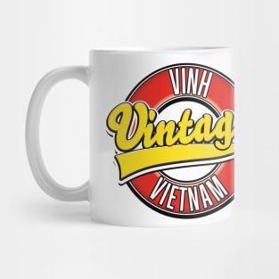 Vinh vietnam retro logo Mug